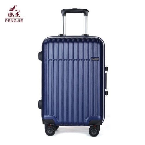 Aluminum frame hard ABS shell luggage