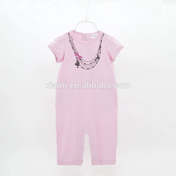 new design princess style sweet pink pretty necklace pattern kids summer clothes