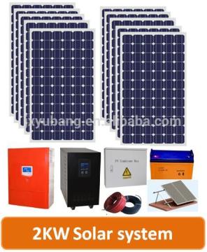 (Get 6KW-12KW/Day)2KW off grid home solar system solar pv system solar system for home