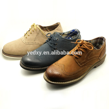 classical design high quality and cheap price genuine leather oxfords shoes for men