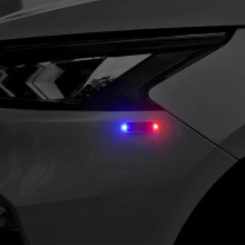 Solar Waterproof Anti-Collision LED Emergency Warning Lights for Cars and Motorcycles