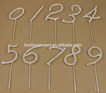 Rhinestone Crystal Wedding Cake Topper