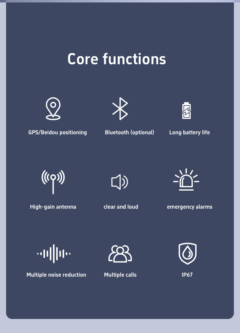 NXDN VHF/UHF Digital & Analog Portable Radios ET-D69 Walkie Talkie Handheld