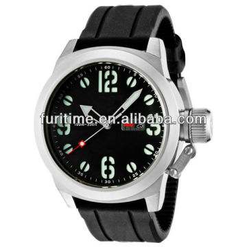 japan movt quartz titanium watch silicone watch quartz watch