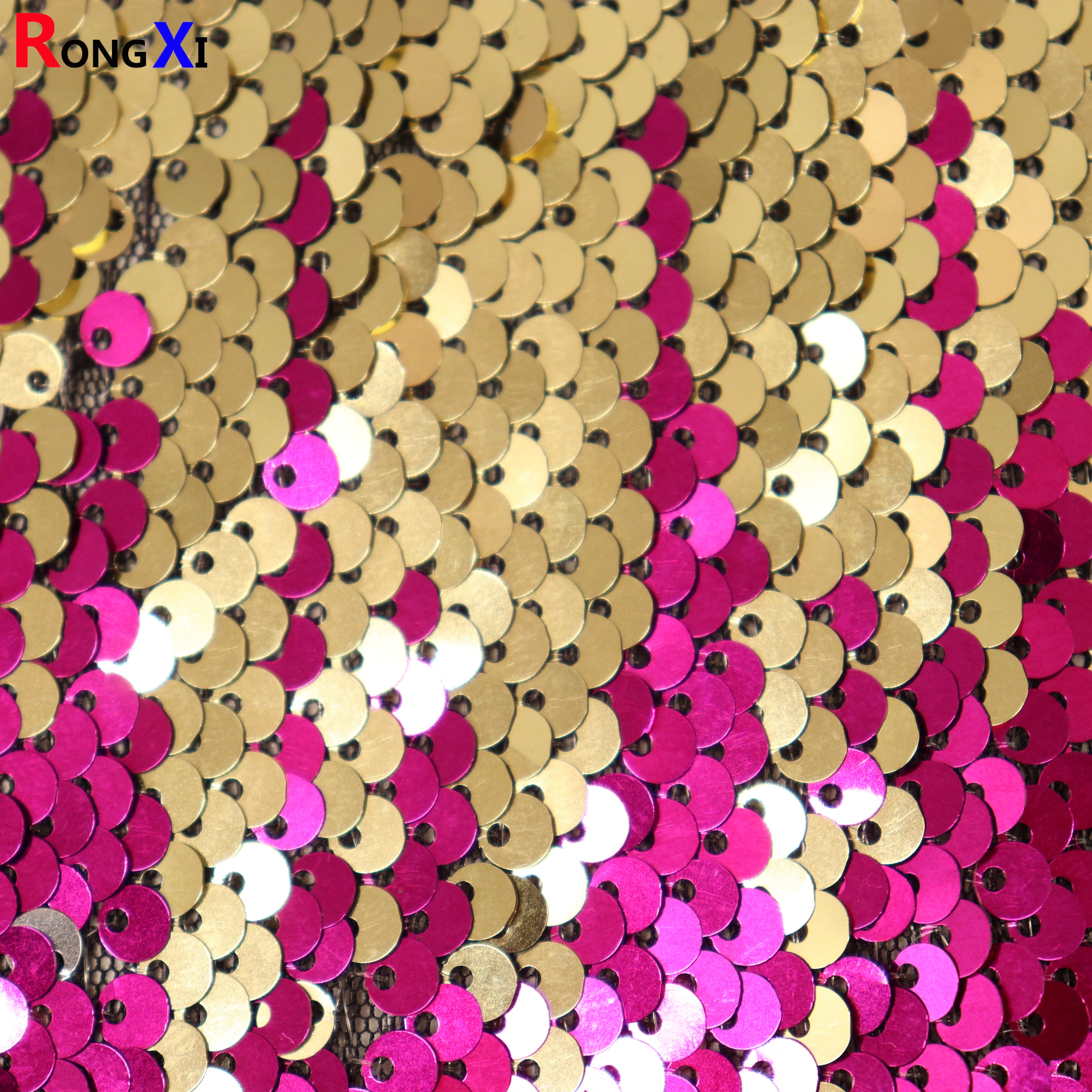 RXF1290 5mm Multifunctional Sequin Roll Pink For Wholesales