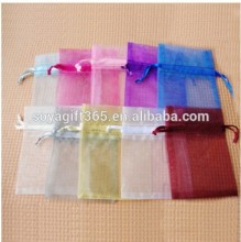 13x18cm Mixed Color Jewelry Packing Drawable Organza Bags Wedding Gift Pouches