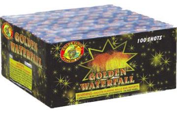 100s Gold Waterfall Celebration Fireworks Pyrotechnics