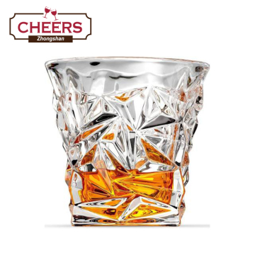Manufacturer Crystal Rocks Bourbon Whiskey Glasses - Old Fashioned Lowball Bar Tumblers