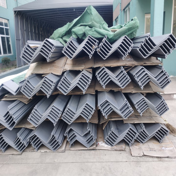 Z type PVC Vinyl sheet pile Plastic sheet piling
