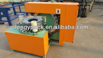 Electric wire coil wrapping machine