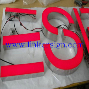 resin led letter,resin led letter sign,plastic light box letter sign