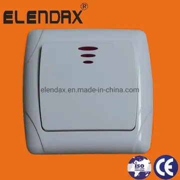 European 10A Wall Switch with Indicate Light (F3101)