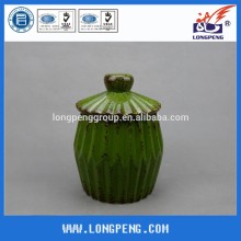Customized Green Ceramic Cookie Jar