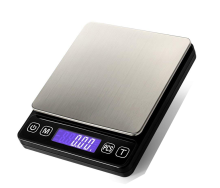 Mini Silver Stainless Steel Kitchen Electronic Scales | Durable Kitchen Food Weighing Scale