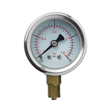 vibration resistan Oil filled Shockproof pressure gauges