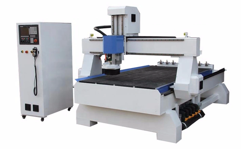 Woodworking Machinery 1325 4 Axis CNC Router Carving Engraving Cutting Machine with Rotary Axis Auto Tool Changer Atc 9kw Air Cooling Spindle