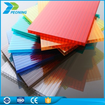 Transparent pc hollow sheet sun protection sheet for house