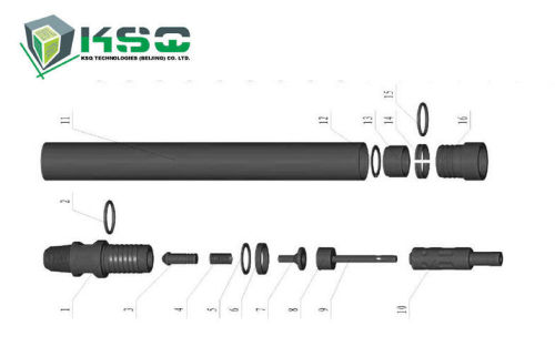 Tungsten Carbide Dth Drilling Tools For Dth Hammer Dth480