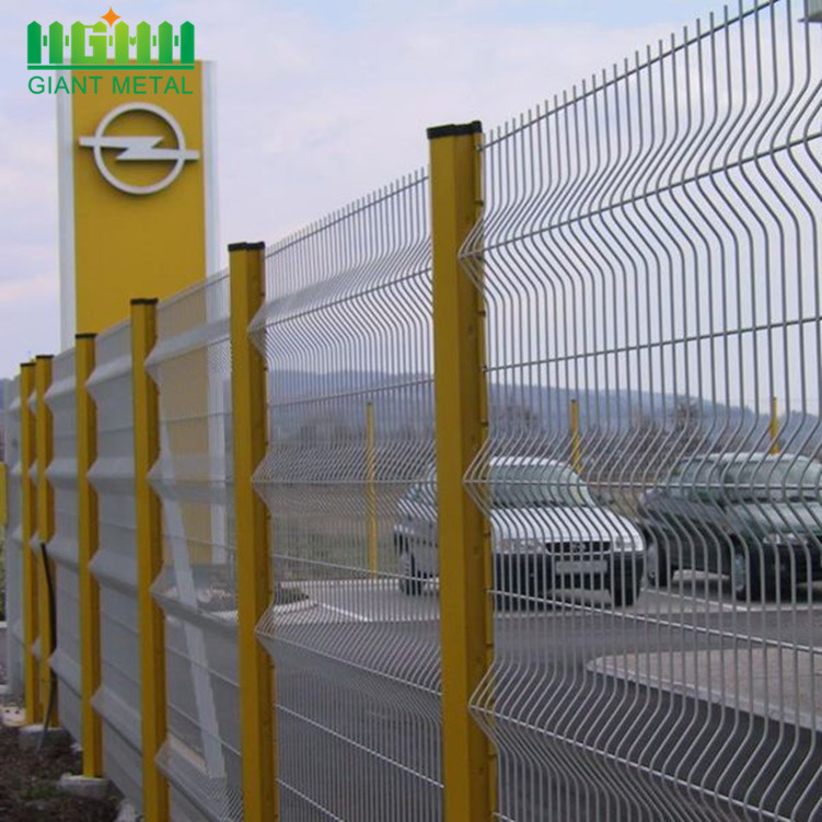 Welded Metal Wire Mesh Triangle Bending Fence