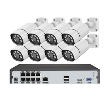 H.264 1080P 8CH NVR KIT Sécherheetskamera Kit