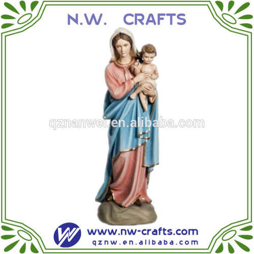 Virgin mary decoration statue