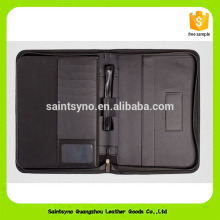 Leather Writing Portfolio Cover A4 Clear File Folder Document Holder 16015