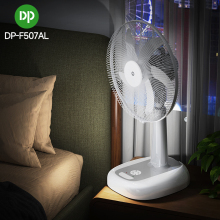 16'' Rechargeable Pedestal Fan with Night Light