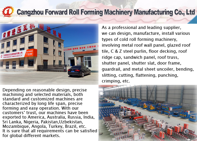 Reliable steel stud and track steel CD UD profile roll forming machine