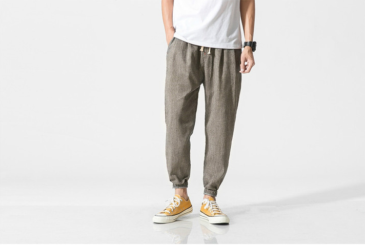 Casual Pants Men Jogger Pants Men Fitness Trousers Male Chinese Traditional Pants