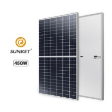 Módulo fotovoltaico de media celda mono panel solar 450W