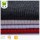 Polyester viscose elastane striped organic rib knit fabric