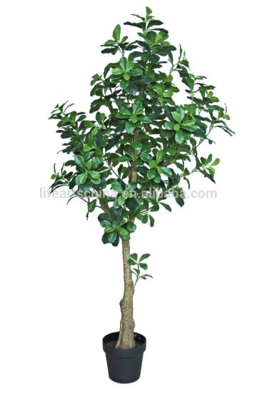 lifelike artificial tree 135cm polyscias green tree PE leaf tree