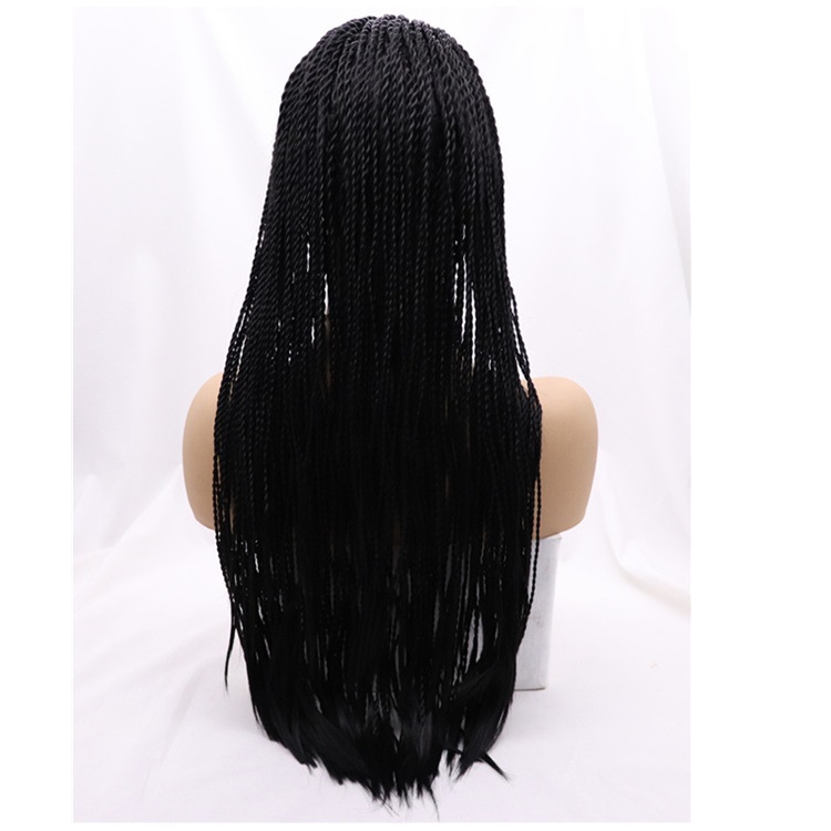 Vendors HD front lace braid wig for black women braided wigs