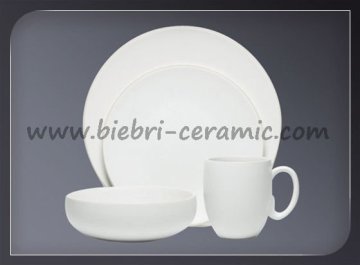 White Ceramic Dinner Ware Sets