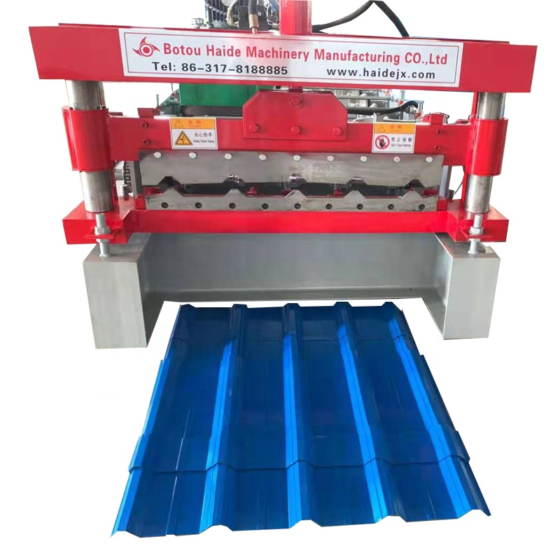 Manufacturing glazed tile roll forming production line ,roof used glazed tile machine