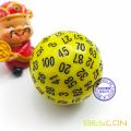 Bescon Polyhedral Dice 100 Cides Dice, D100 mort, 100 Cided Cube, D100 Game Dice, 100-Cided Cube of Yellow Color