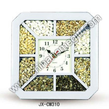 Square Fashion Plastic Wall Clock