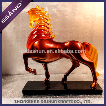 Custom resin running horse sculptures home decoration