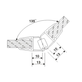 Shower waterproof sealing strip