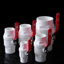 Red Long Iron Handle Ball Valve Industrial Use