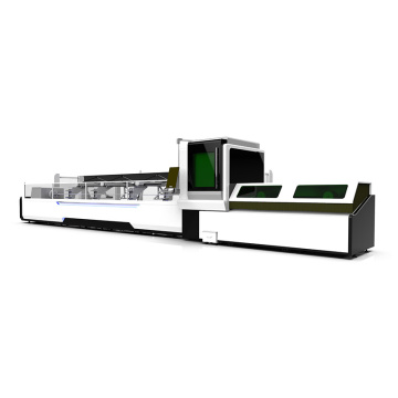 Máquina de corte a laser para folha e tubo de fibra