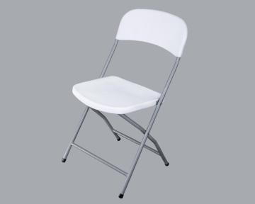 Promotion outdoor restaurant white plastic folding chairs