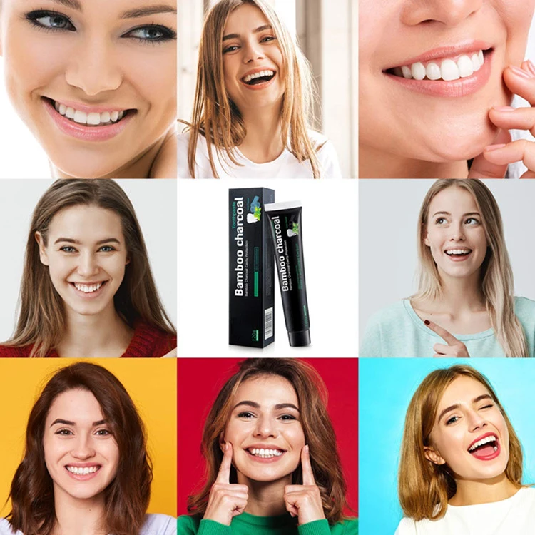 Natural Refreshing Mint Activated Charcoal Teeth Whitening Toothpaste