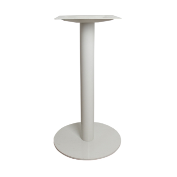 Steel Table Base Matt White