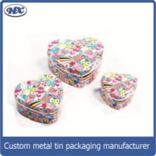 Hearted shape mint tins