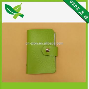 PU leather credit card holder