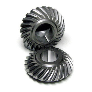 custom heavy duty carbon steel bevel spiral gear