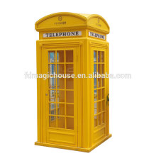 Aluminum phone booth cabin phone english phone booth for sale