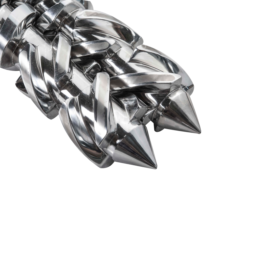 Parallel twin screw at bariles para sa recycling machine