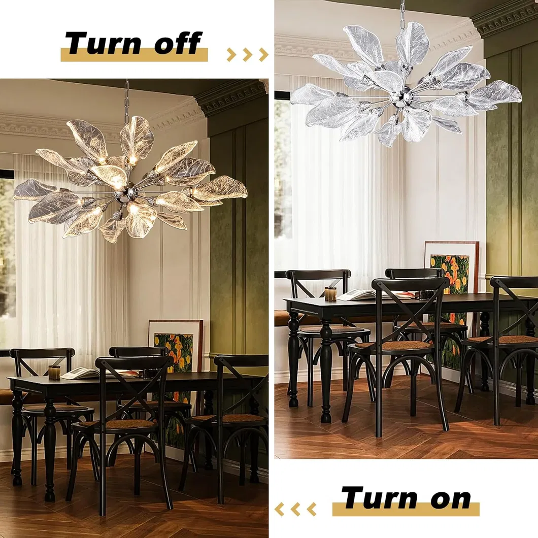 Elegant Branch-Style Hanging Light Fixture for Dining Table